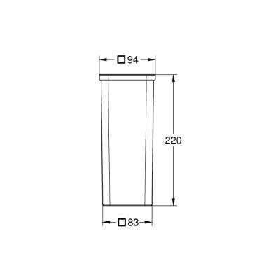 Grohe Selection Cube Yedek Cam - 40867000 - 2