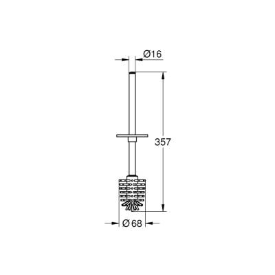 Grohe Selection Cube Yedek Fırça - 40868000 - 2