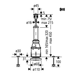 Grohe Servo Boşaltma Valfi - 37085Pı0 - 2