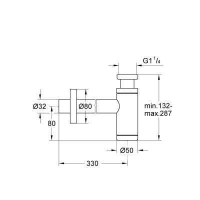 Grohe Sifon 1 1/4' - 28912A00 - 2