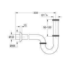 Grohe Sifon - 28961000 - 2