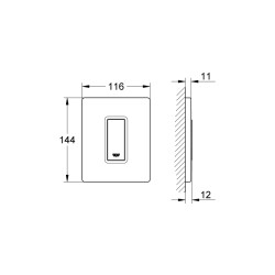 Grohe Skate Cosmopolitan Kumanda Paneli - 38784P00 - 2