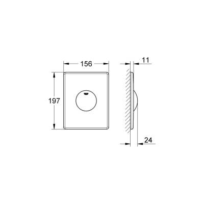 Grohe Skate Kumanda Paneli - 38573Sh0 - 2