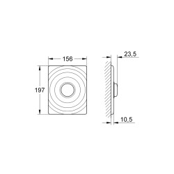 Grohe Surf Kumanda Paneli - 37069000 - 2