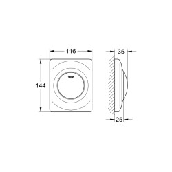 Grohe Surf Kumanda Paneli - 38808000 - 2