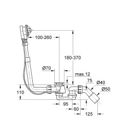 Grohe Talento Küvet Tropleni - 28939000 - 2