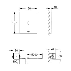 Grohe Tectron Bau E Fotoselli Kumanda Paneli - 39881SH0 - 2