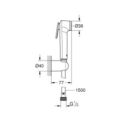 Grohe Tempesta-F Taharet Spreyi 30 Duş Seti - 26353000 - 2