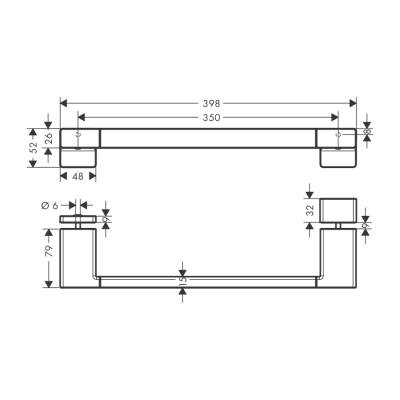 HansGrohe Addstoris Duş Kapı Kolu - 41759000 - 2