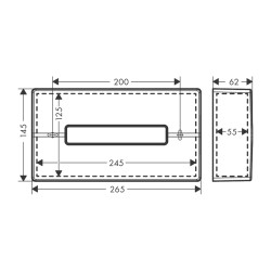 HansGrohe Addstoris Mendil Kutusu - 41774140 - 2