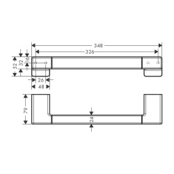 HansGrohe Addstoris Tutunma Barı - 41744000 - 2