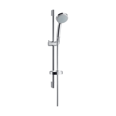 HansGrohe Croma 100 Duş Seti Vario, Ecosmart, 9 Lt/Dk, 65 Cm Duş Barı Ve Sabunluk İle - 27776000 - 1