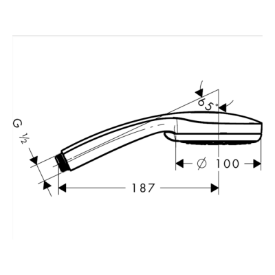 HansGrohe Croma 100 El Duşu Multi - 28536000 - 2