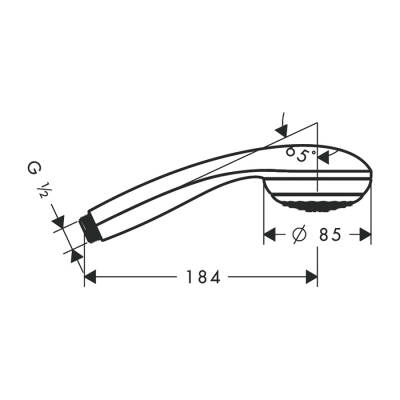 HansGrohe Crometta 85 El Duşu Mono Green 6L/Dk - 28561000 - 2