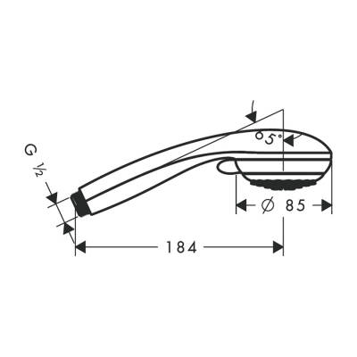 HansGrohe Crometta 85 El Duşu Vario - 28562000 - 2