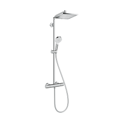 HansGrohe Crometta E Duş Kolonu 240 1 Jet, Ecosmart, Termostat İle - 27281000 - 1