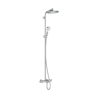 HansGrohe Crometta S Duş Kolonu 240 1 Jet, Banyo Termostatı İle - 27320000 - 1