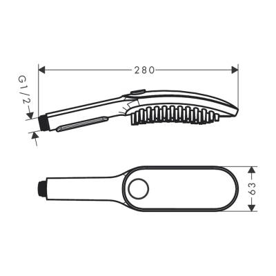 HansGrohe Dogshower Köpek El Duşu 150 3Jet - 26640540 - 2