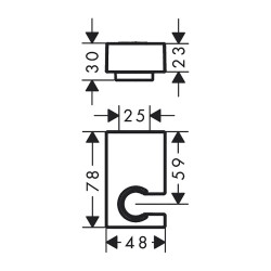 HansGrohe Duş Askısı Porter E - 28387340 - 2