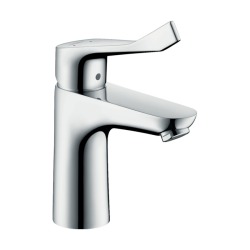 HansGrohe Focus Tek Kollu Lavabo Bataryası 100 Kumandasız, Uzun Volan İle - 31915000 - 1