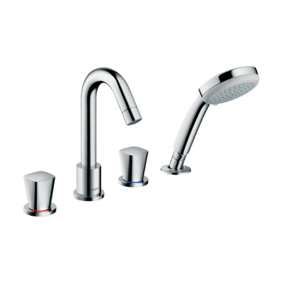 HansGrohe Logis 4 - Delikli Küvet Kenarı Banyo Bataryası - 71314000 - 1