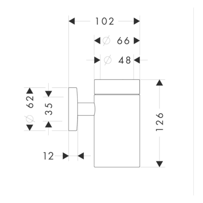 HansGrohe Logis Diş Fırçalığı - 40518000 - 2