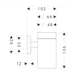 HansGrohe Logis Diş Fırçalığı - 40518820 - 2