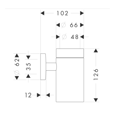 HansGrohe Logis Diş Fırçalığı - 40518820 - 2