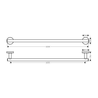 HansGrohe Logis Universal Havluluk - 41716000 - 2