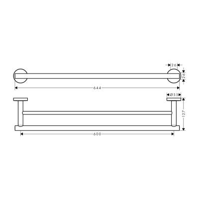 HansGrohe Logis Universal İkili Havluluk - 41712000 - 2