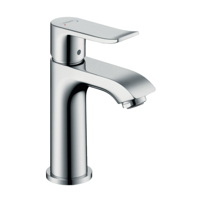 HansGrohe Metris Tek Kollu Lavabo Bataryası 100 Kumandalı, Küçük Lavabolar İçin - 31088000 - 1