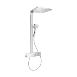 HansGrohe Raindance E Duş Kolonu 300 1 Jet, Ecosmart, 9 Lt/Dk, Showertablet 350 İle - 27362000 - 1