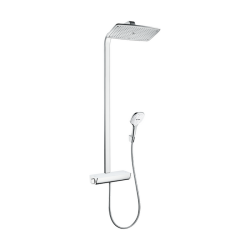 HansGrohe Raindance E Duş Kolonu 360 1 Jet, Ecosmart, 9 Lt/Dk, Termostat İle - 27286400 - 1