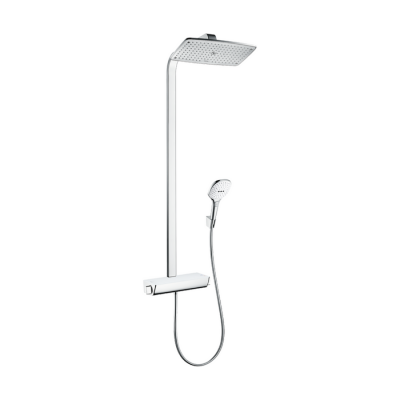 HansGrohe Raindance E Duş Kolonu 360 1 Jet, Ecosmart, 9 Lt/Dk, Termostat İle - 27286400 - 1