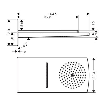 HansGrohe Raindance Rainfall Tepe Duşu 180 2 Jet - 28433400 - 2