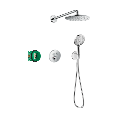 HansGrohe Raindance S Duş Sistemi 240 1Jet Powderrain, Showerselect S İle - 27951000 - 1