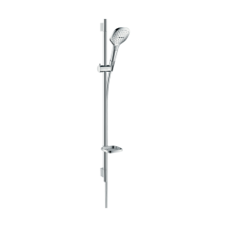 HansGrohe Raindance Select E Duş Seti 120 3 Jet, Ecosmart, 9Lt/Dk, 90 Cm Duş Barı Ve Sabunluk İle - 26623000 - 1