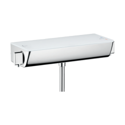 HansGrohe Raindance Select S Aplike Duş Sistemi 150 3Jet, Ecostat Select Termostat Ve 65 Cm Duş Barı İle - 27036400 - 1