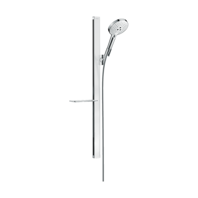 HansGrohe Raindance Select S Duş Seti 120 3 Jet, 90 Cm Duş Barı Ve Sabunluk İle - 27648400 - 1