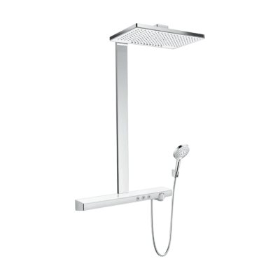 HansGrohe Rainmaker Select Duş Kolonu 460 2 Jet, Ecosmart, 9 Lt/Dk, Termostat İle - 27028400 - 1