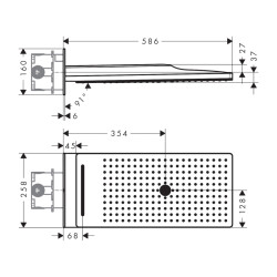 HansGrohe Rainmaker Select Tepe Duşu 580 3 Jet, Ecosmart, 9 Lt/Dk - 24011400 - 2