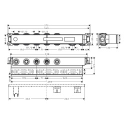 HansGrohe Rainselect İç Set 3 Çıkış İçin - 15311180 - 2