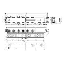 HansGrohe Rainselect İç Set 4 Çıkış İçin - 15312180 - 2