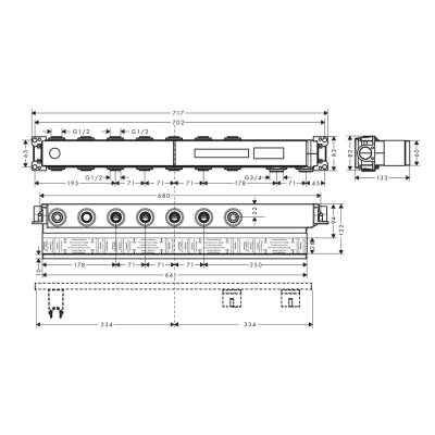 HansGrohe Rainselect İç Set 5 Çıkış İçin - 15313180 - 2