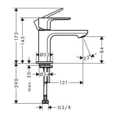 HansGrohe Rebris E - 72506670 - 2