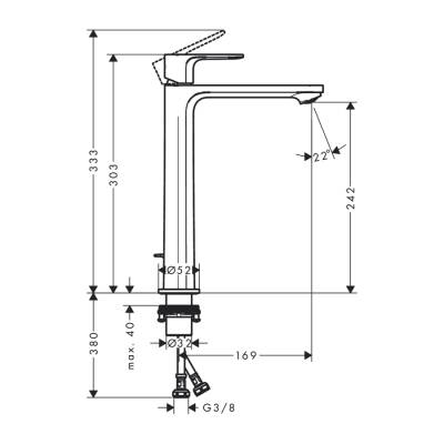 HansGrohe Rebris E - 72581000 - 2