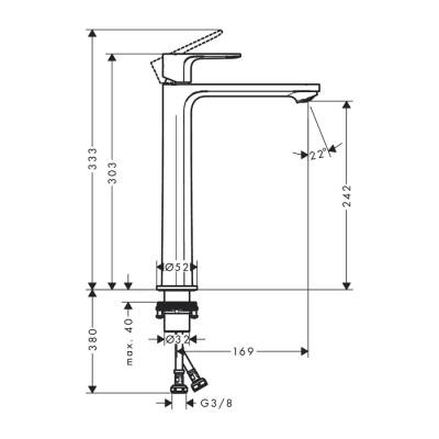 HansGrohe Rebris E - 72583000 - 2