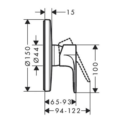 HansGrohe Rebris E - 72668000 - 2