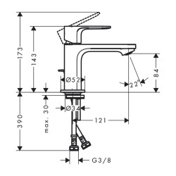 HansGrohe Rebris S - 72510000 - 2