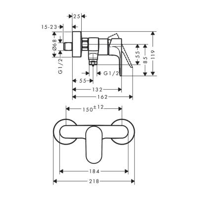 HansGrohe Rebris S - 72640000 - 2